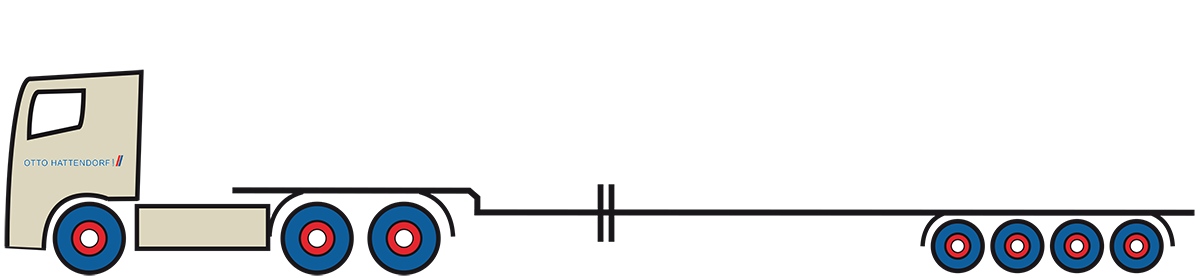 3-Achs Auflieger, Sattel-Auflieger offen